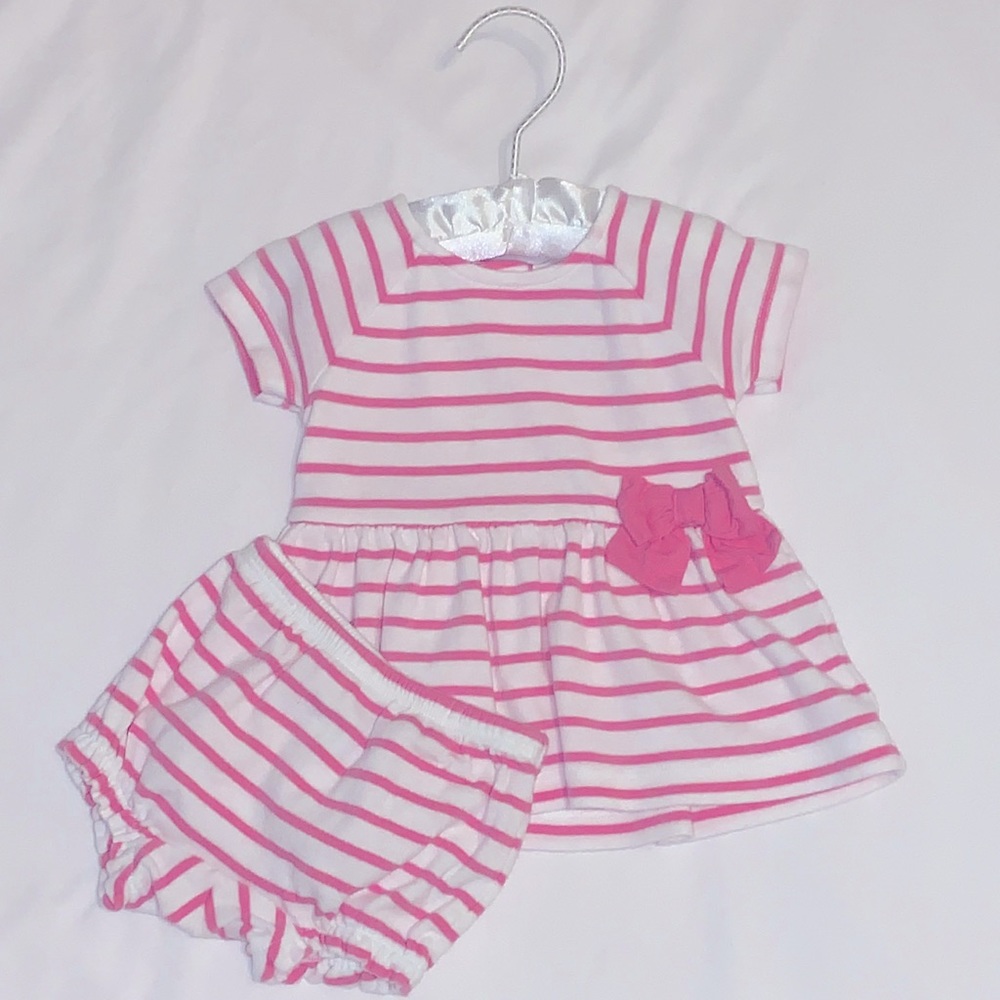 JANIE AND JACK pink striped dress!